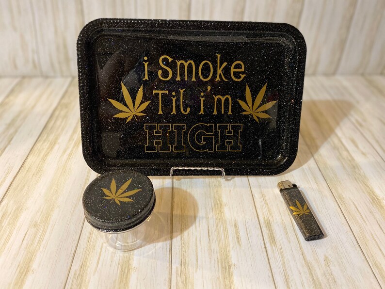 Rolling Tray Weed Tray Marijuana Rolling Tray Glitter Tray Etsy