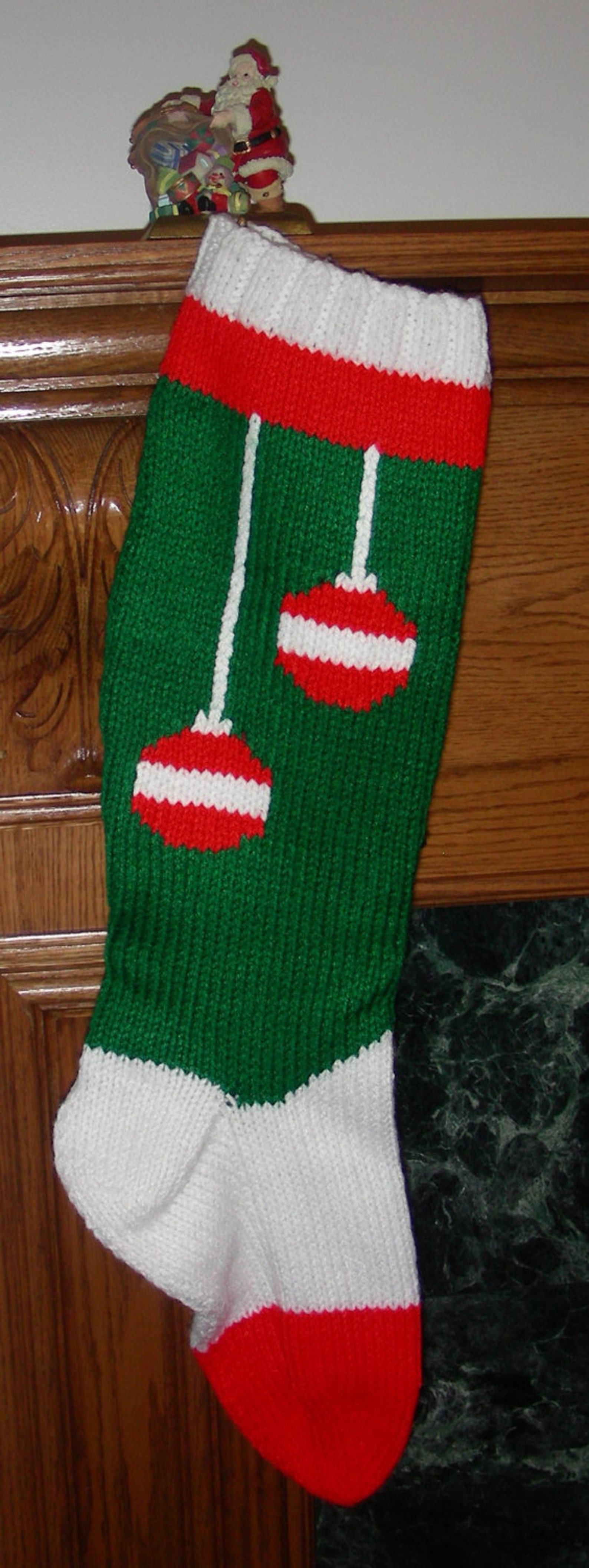 Knitted Christmas Stocking Kit frosty Etsy