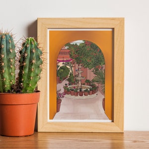 Mexico Art Print | Hacienda | Pueblo | 5x7 | 8x10