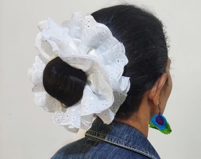 SCARF SCRUNCHIE PHOENIX FLOWER
