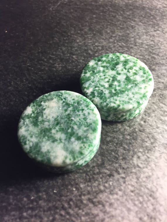 10 sizes Pair of Amazonite Organic Stone Plugs 6mm to 25mm Double Flared 10 sizes Pair of Amazonite Organic Stone Plugs 6mm to 25mm Double Flared