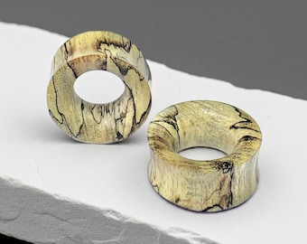 Pair Tamarind Wood Tunnels | Natural Organic Ear Plugs | 6mm - 51mm | 2G - 2"|