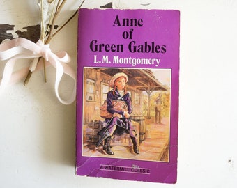 1980s Anne of Green Gables paperback book | vintage Anne of Green Gables book | 80s children's storybook | 80s Anne of Green Gables