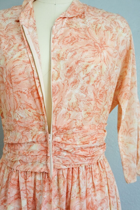 1940s/1950s Endless Love rayon dressing gown | vi… - image 4