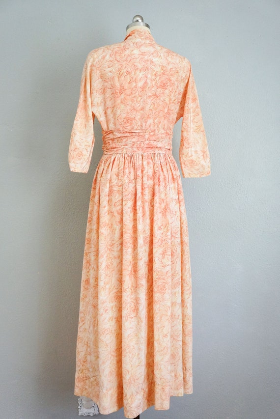 1940s/1950s Endless Love rayon dressing gown | vi… - image 7