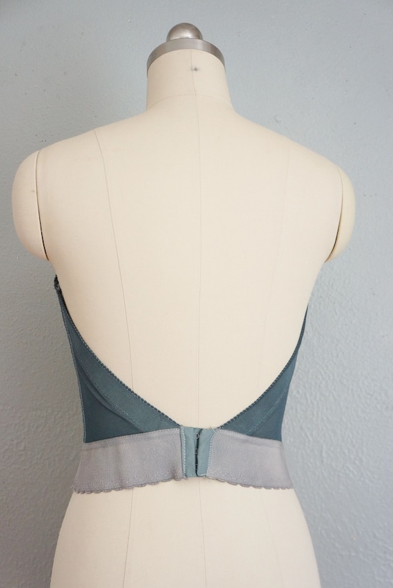 1960s/1970s Sea Dreams sage green corset | vintag… - image 6