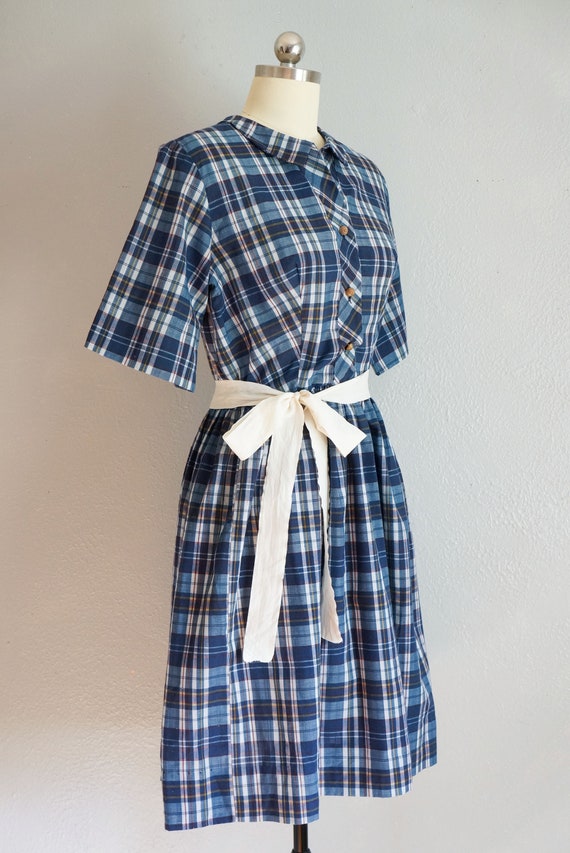 1950s Brentwood cotton day dress | vitnage 50s pl… - image 5