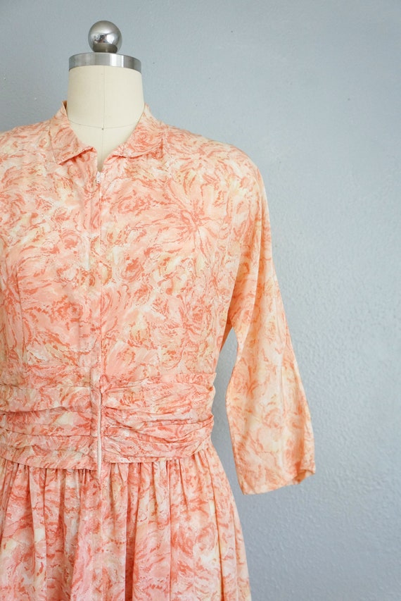 1940s/1950s Endless Love rayon dressing gown | vi… - image 3