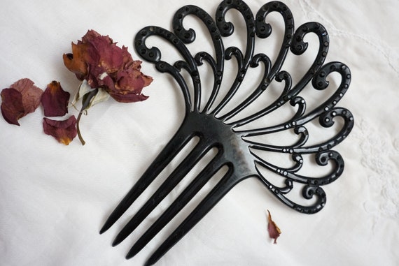 1930s/1940s Glisten in the Night hair comb | vint… - image 2