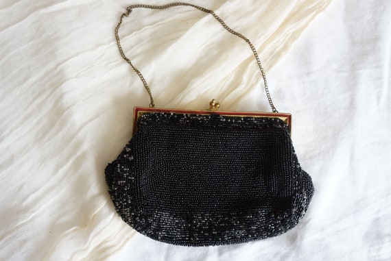 1930s Countryside Fields beaded handbag | vintage… - image 8