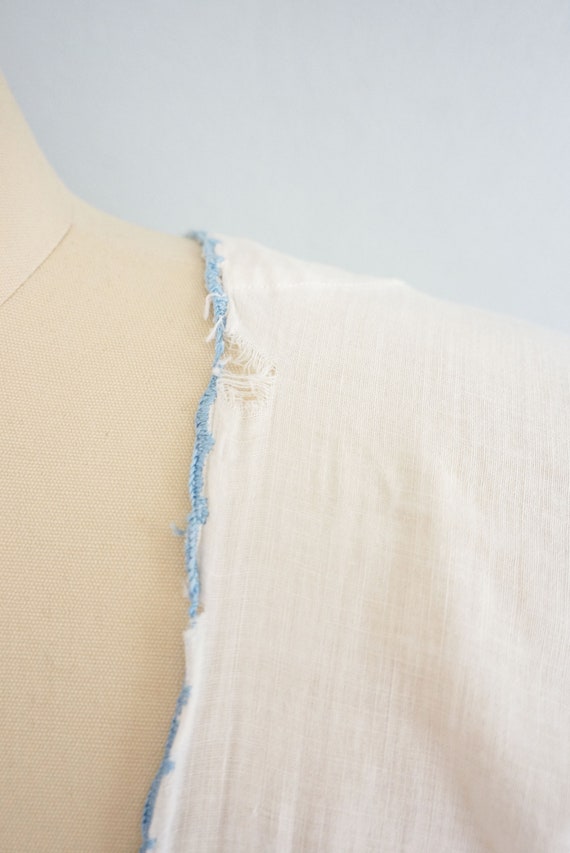 Edwardian Fluttering Vines cotton dress | vintage… - image 10