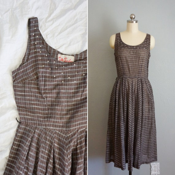 1950s Good Company plaid day dress | vintage 50s r