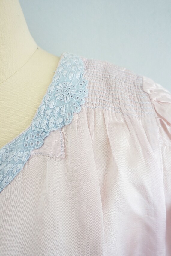 1930s/1940s Lavender Dreams satin top | vintage 4… - image 7