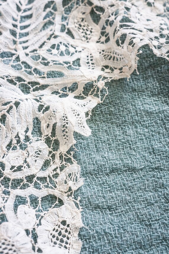 antique Handmade Lace collar piece | antique 1910… - image 7