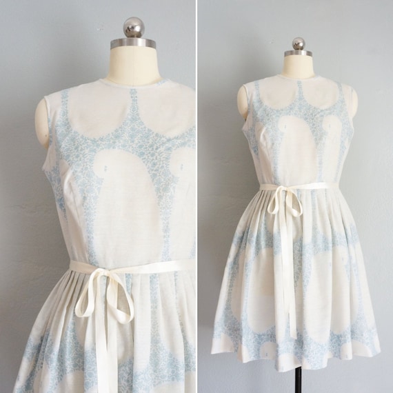 1950s Sweet Vines cotton day dress | vintage 50s c