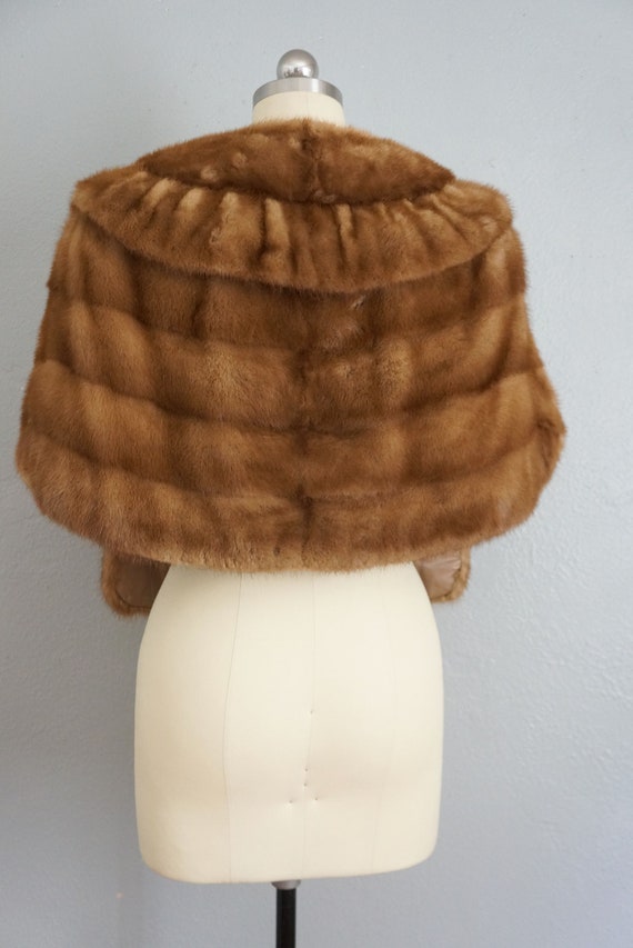 1950s Roasting Chestnuts mink fur stole | vintage… - image 6