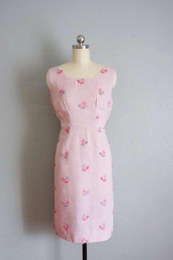 1960s Wounded Dove floral wiggle dress | vintage … - image 2