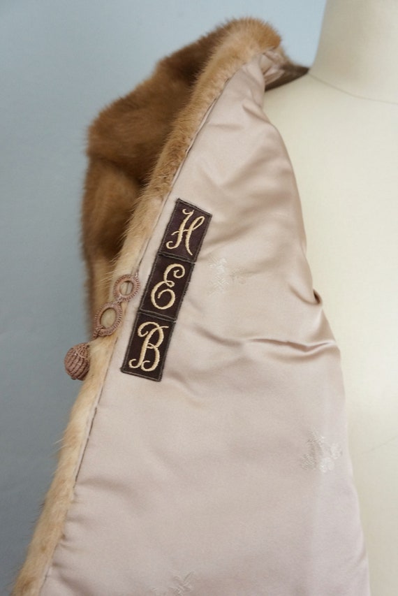 1950s Roasting Chestnuts mink fur stole | vintage… - image 7