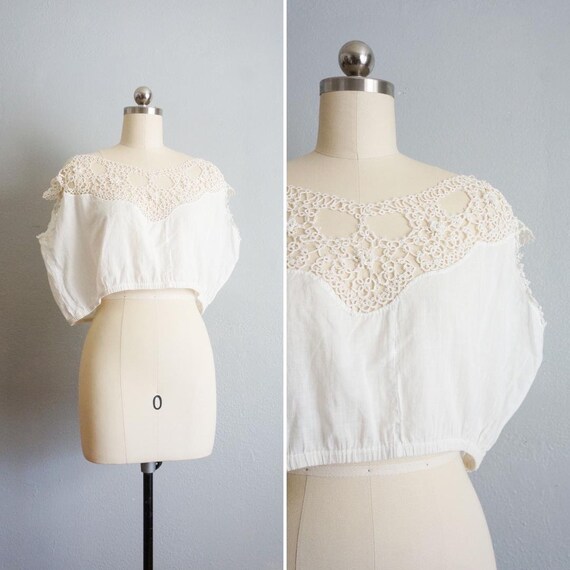 Edwardian Mountain Songs corset cover top | 1910s