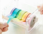 Washi Tape Dispenser Storage Case Klebeband Veranstalter Inhaber Cutter Bandspender