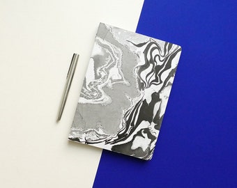 MARBLE PAPER NOTEBOOK #12/ High-end marbled stationery