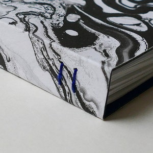 MARBLE PAPER NOTEBOOK 6 / High-end marbled stationery image 4