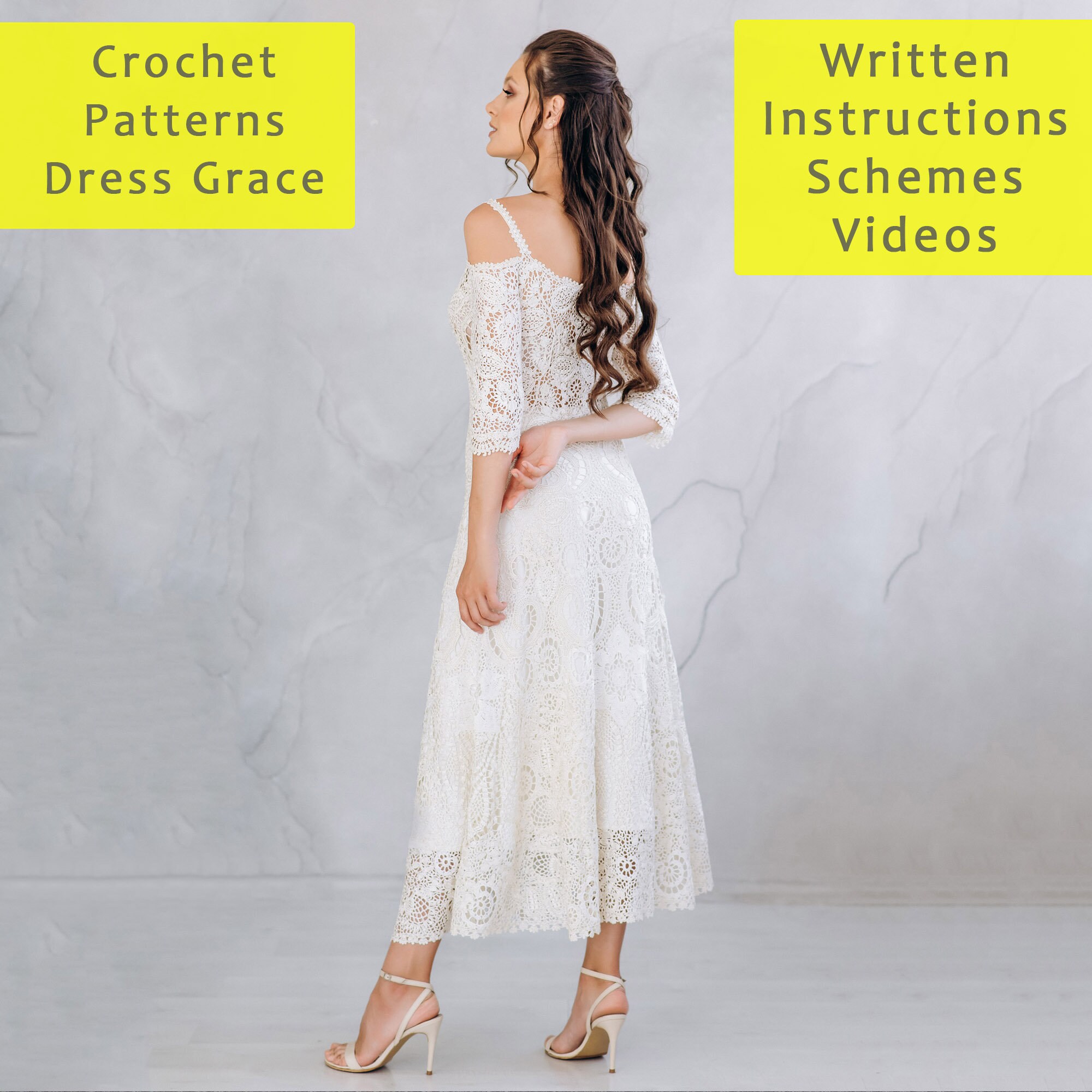 Crochet Wedding Dress Pattern. Crochet Video Tutorials About Dress Crochet Wedding Dress Pattern. Crochet Video Tutorials About Dress