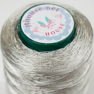 JThouse yarn &quot;Italian Viscose&quot;. Color 619123S, Light Gray. Weight of one item - 50 grams
