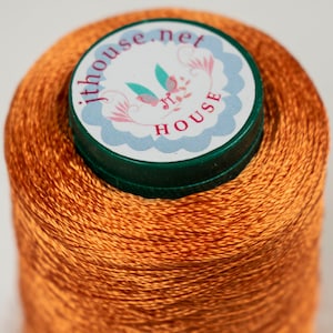 JThouse yarn &quot;Italian Viscose&quot;. Color 22-618, Orange. Weight of one item - 50 grams
