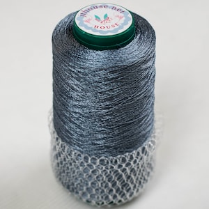 JThouse yarn &quot;Italian Viscose&quot;. Color 620855, Denim. Weight of one item - 100 grams