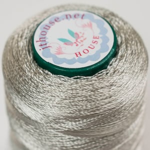 JThouse yarn &quot;Italian Viscose&quot;. Color 619123, Light Gray. Weight of one item - 50 grams