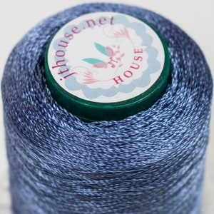 JThouse yarn &quot;Italian Viscose&quot;. Color 624278, Middle Blue. Weight of one item - 50 grams
