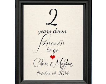 Cotton Wedding Anniversary Gift | 2nd Wedding Anniversary | 2 Year Wedding Anniversary | 2nd Anniversary Gift | 2 Year Cotton Anniversary