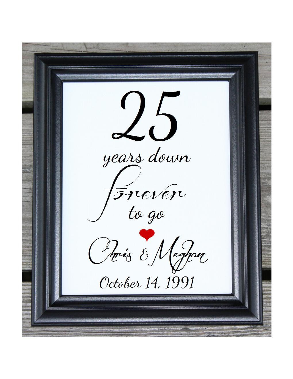 Wedding anniversary sale 25 years