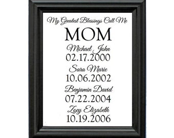 Personalized Mother's Day gifts for Mom | Birthday Gift for Mom from Daughter | Mother of Bride Gifts | Unique Mother's Day Gifts | Mom Gift