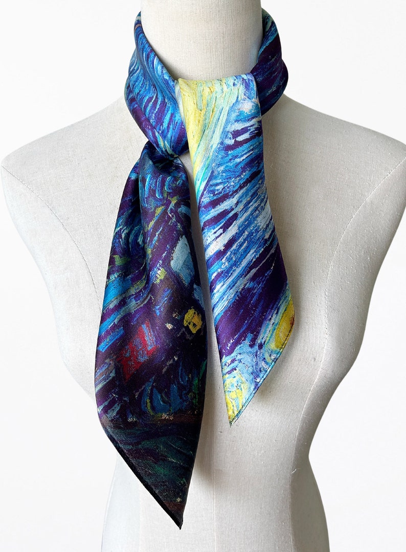 Silk Scarf in Old Neptune main image 1