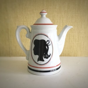 Porcelain coffeepot Winterling Bavaria rare coffee pot design coffee pot, vintage coffeepot collectors item cofee pot Germany mid century