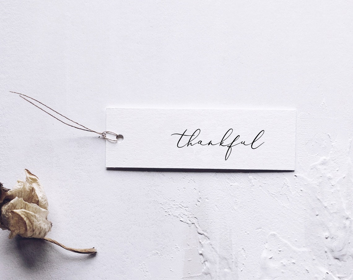 Thankful Tag Thanksgiving Napkin Ring Printable Thanksgiving - Etsy