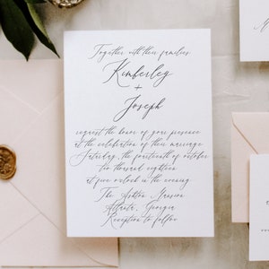 Wedding Invitation Template Printable Wedding Invite Instant Download Digital Editable all script font all calligraphy invitation templett