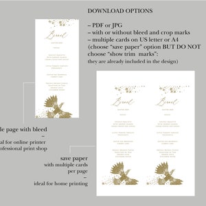 Easter Brunch Menu Old Hollywood Menu Template Printable Menu Art Deco ...