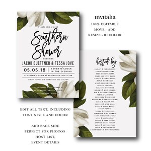BRUNCH AND BUBBLY, Burgundy Bridal Shower Invitation, floral invite, Marsala hen party template, bachelorette party, bride tribe team bride image 9