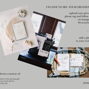 Wedding Invitation Template, Printable Wedding Invite, Instant Download Digital Editable, SIMPLE CALLIGRAPHY Floral Art, simple invitation image 10