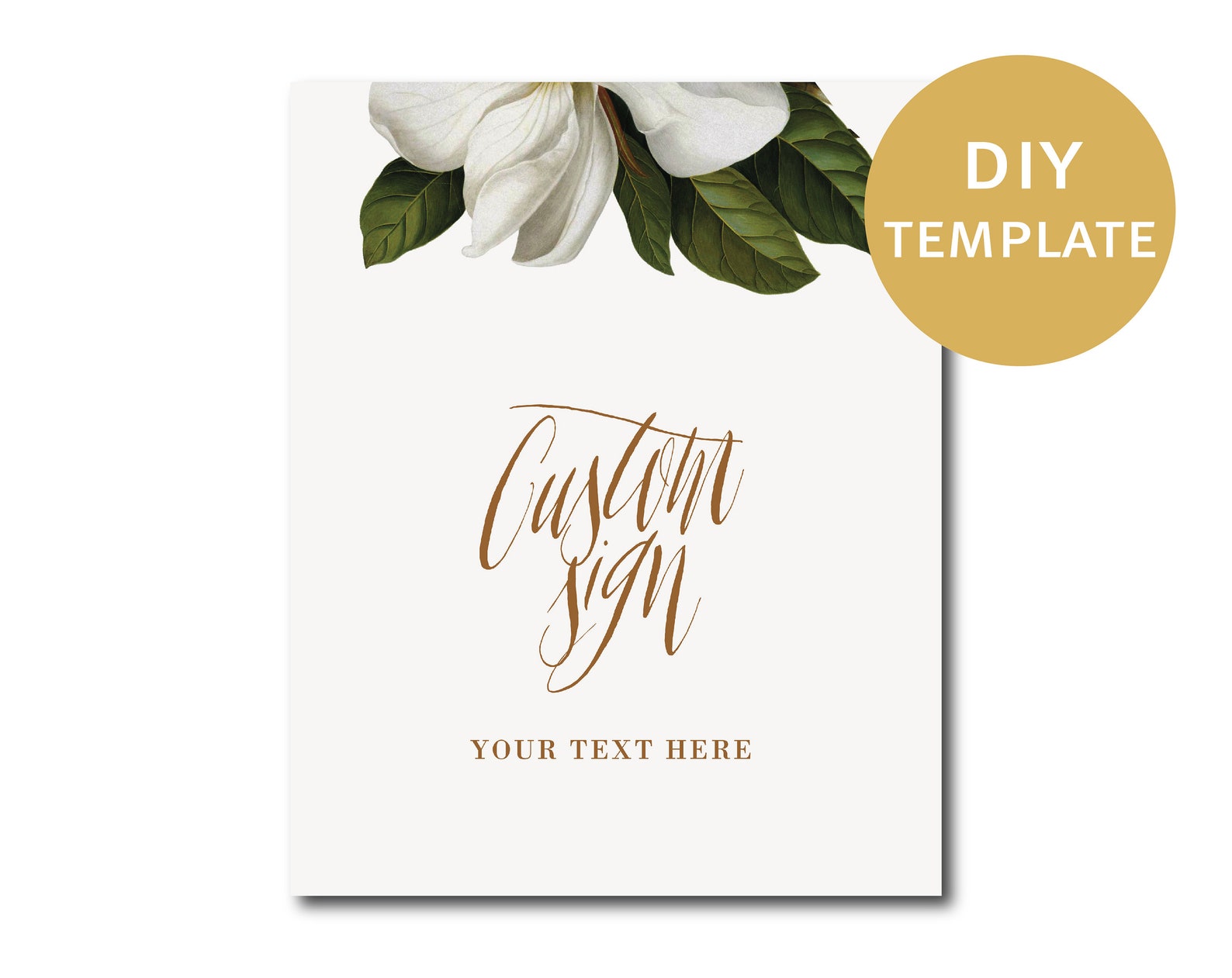 Custom Wedding Sign Template Printable 100% Editable Create | Etsy