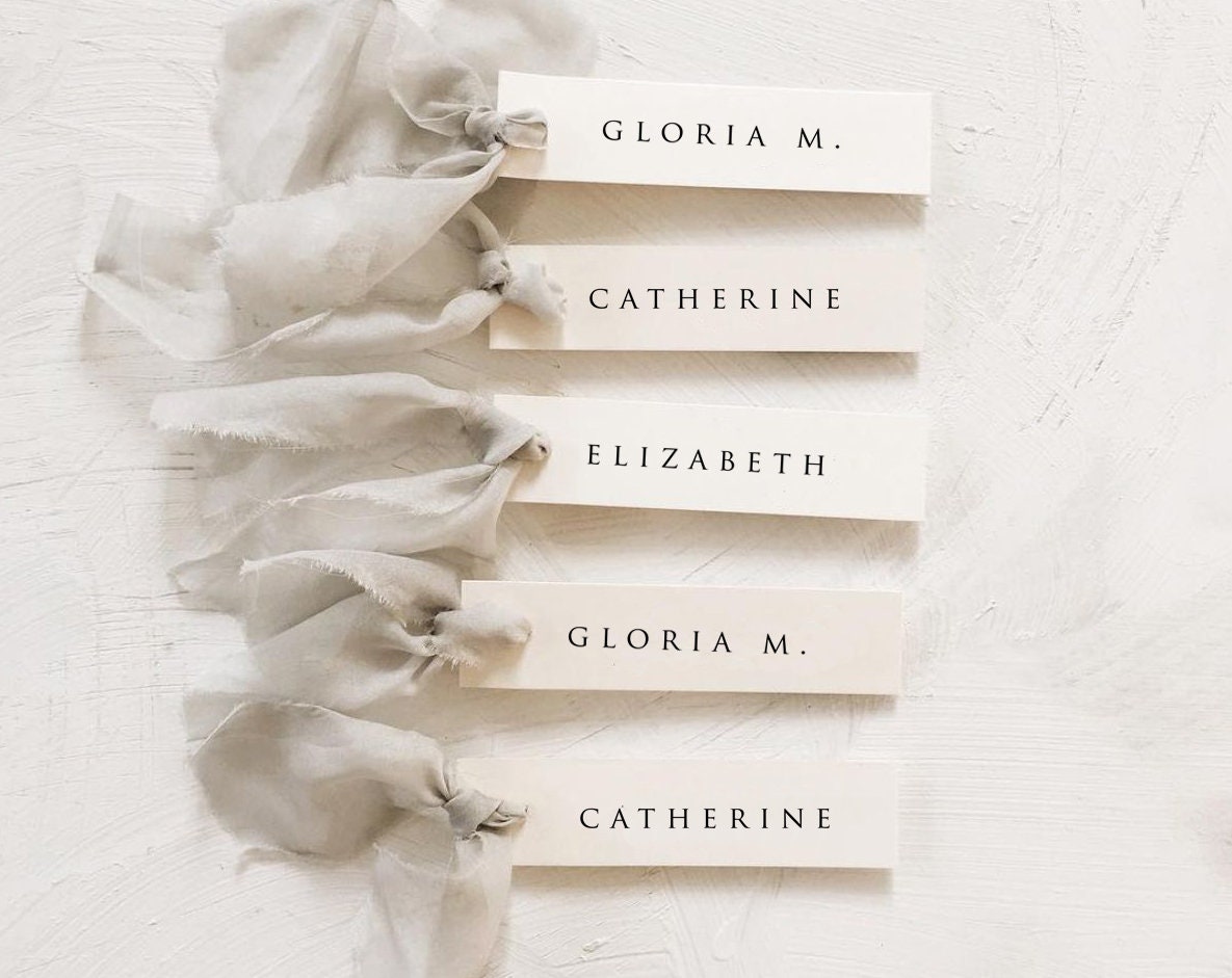 Minimalist Place Card Template Download Simple Name Card Tag Escort cards  Modern Wedding Name Seating Card Editable Place Cards Templett Pertaining To Amscan Templates Place Cards
