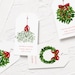 Editable Christmas Holiday Tags - Christmas Gift Tags - Printable Holiday Gift Favor Tags PDF - Customizable Print & Cut Gift Tag Template