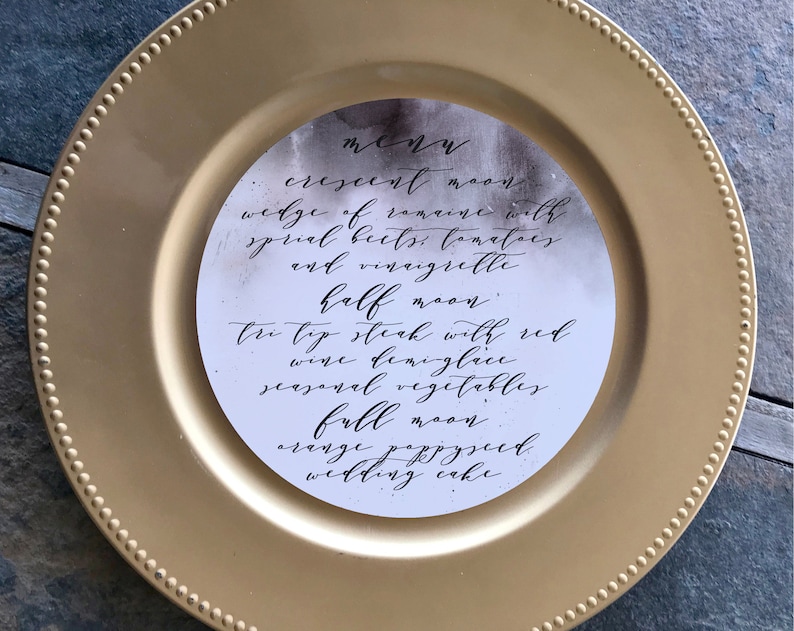 Celestial Menu Template, Galaxy Menu, Constellation Chart Wedding Menu ...