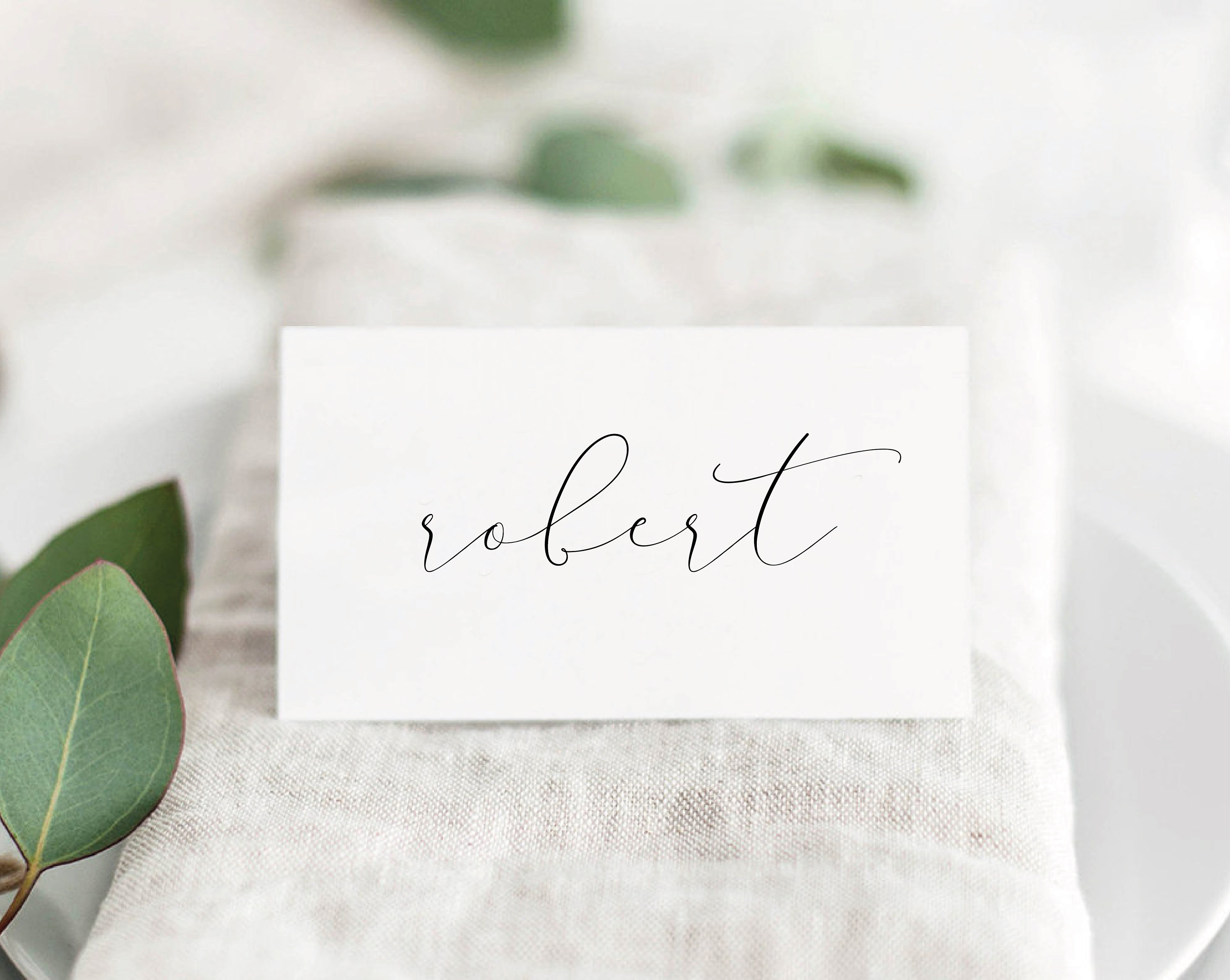 Place Card Template Printable Wedding Place Cards Wedding | Etsy UK