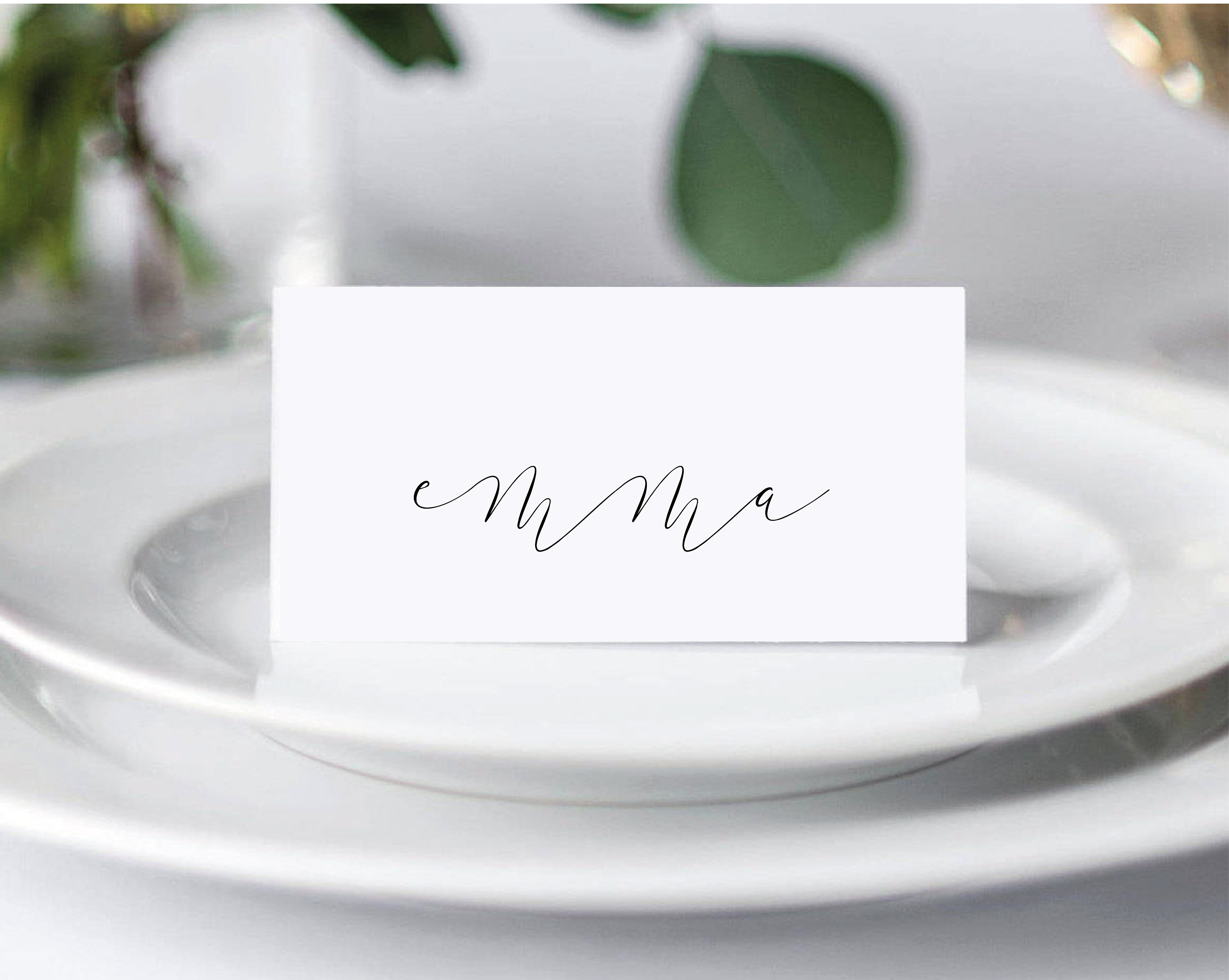 Place Card Template Printable Wedding Place Cards Wedding | Etsy UK