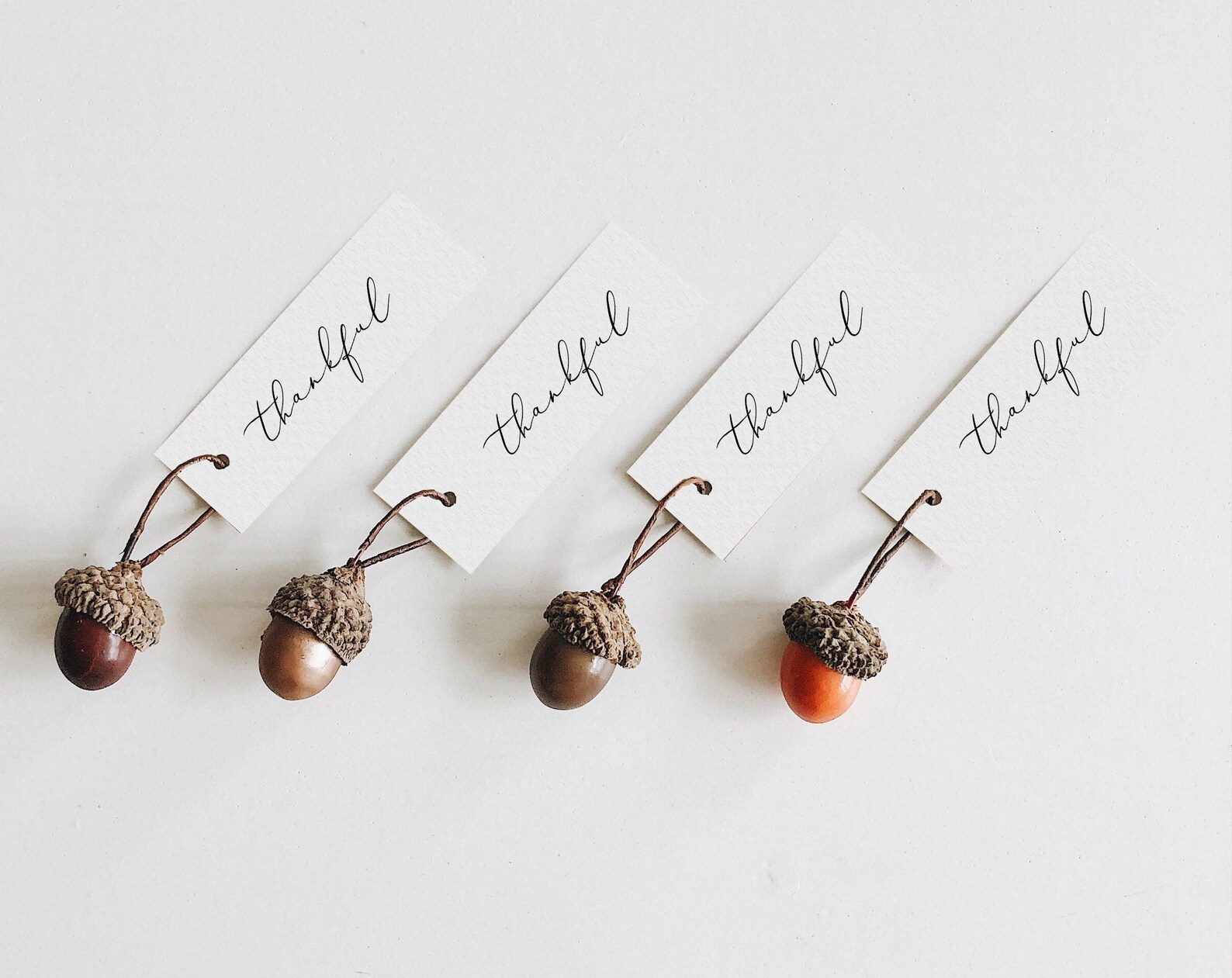 Thankful Tag Thanksgiving Napkin Ring Printable Thanksgiving - Etsy