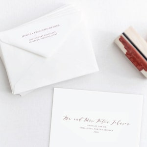 Printable Wedding Envelope Template, Printable Address Envelope, DIY ...